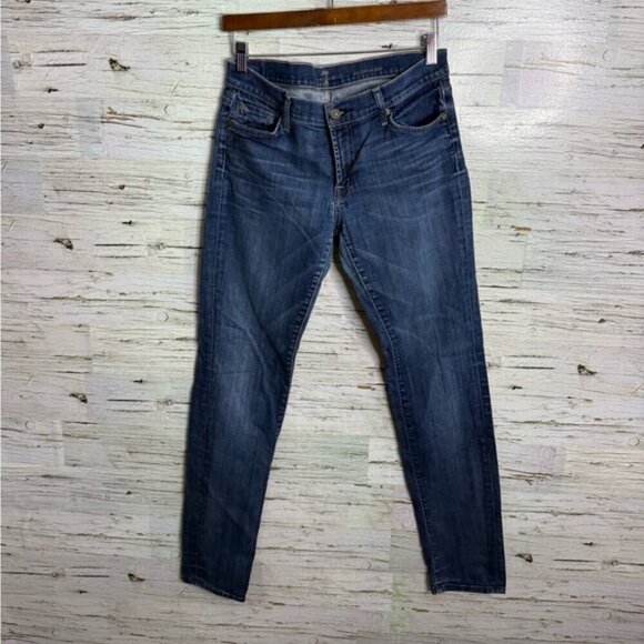 7 For All Mankind Roxanne Skinny Jeans  size 31 - Picture 1 of 8